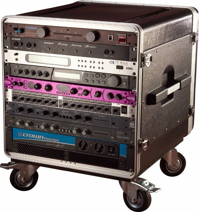 Gator GRC-BASE-10 10RU, 21" Deep Rackable ATA Rack Case With Wheels