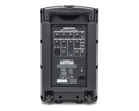 Samson Expedition XP208w 8" Portable PA System With Bluetooth And Digital Wireless Handheld Microphone