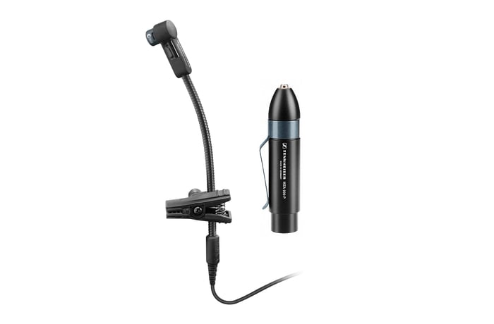 Sennheiser e 908 B-ew Cardioid Condenser Instrument Mics, For Wind Instruments With Ew Connector