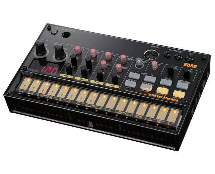 Korg Volca Beats Analog Rhythm Machine With 16-Step Sequencer