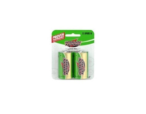 Interstate Battery DRY0020 Workaholic D Batteries, 2pk