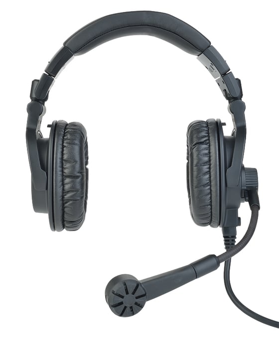Clear-Com CC-400-X6 Double Ear Headset, 6-pin Male XLR