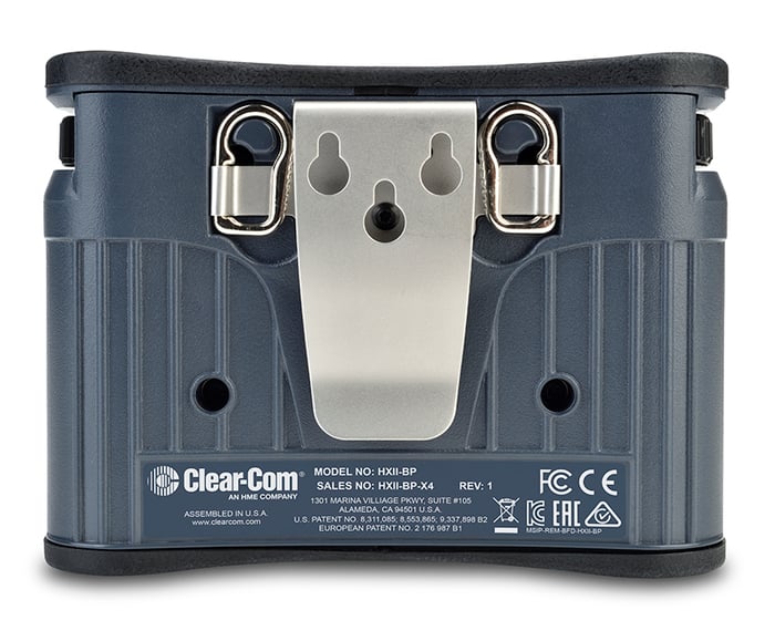 Clear-Com HXII-BP-X5 Dual Channel Mono Beltpack For HelixNet