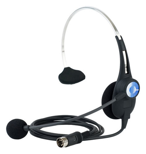 Clear-Com CC26K-X4 Headset With Dynamic Mic, Single Earmuff, 4-pin XLR-F