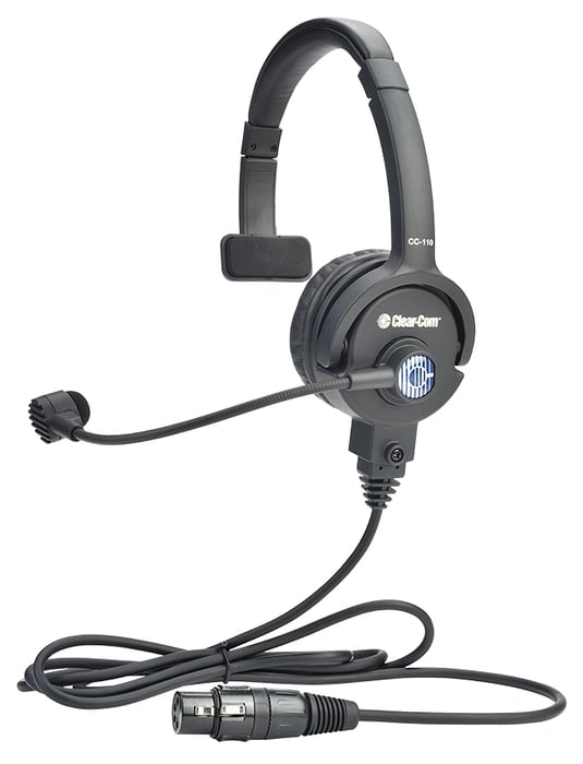 Clear-Com CC-110-X7 Lightweight Single Ear Headset 7-Pin XLRF