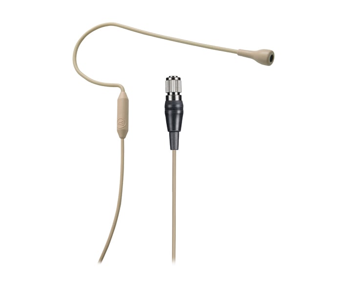 Audio-Technica PRO 92cH-TH Omni Omni Condenser Headworn Mic With 4-Pin CH Connector, Beige