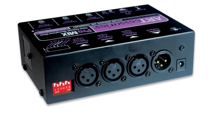 ART ProMIX 3-Channel Microphone Mixer