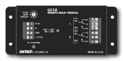 Xantech CC12 Remote Relay Module