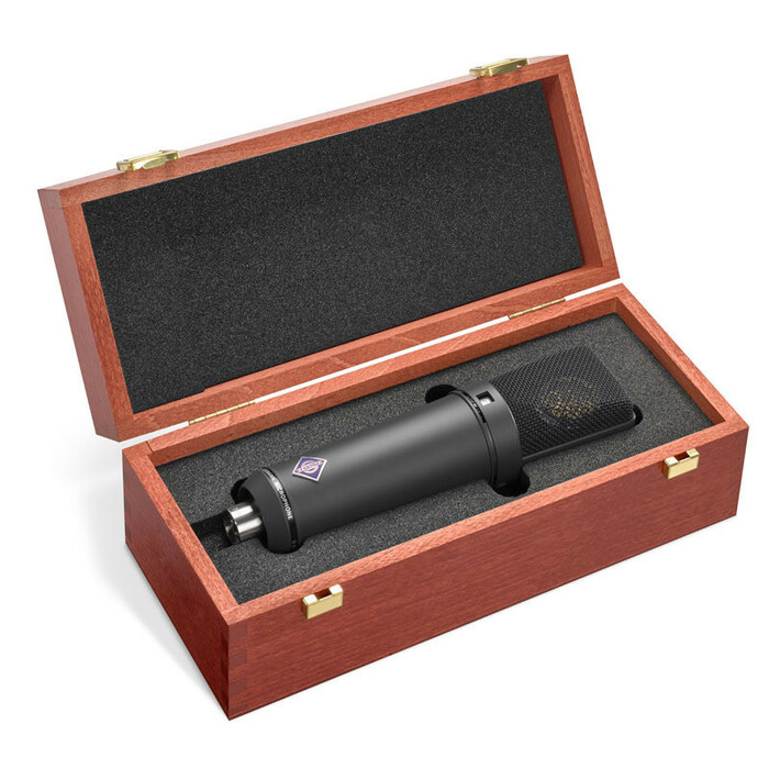 Neumann U 89 i Large Diaphragm Multipattern Microphone With Wood Box Case
