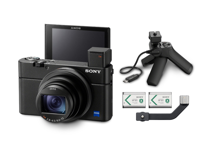 Sony DSC-RX100M7G DSC-RX100M7 Compact Camera With The VCT-SGR1 Shooting Grip