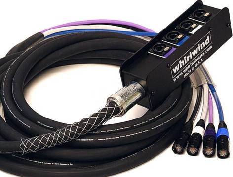 Whirlwind MD-0-4-C5E-150 150' 4-Channel CAT5E Snake
