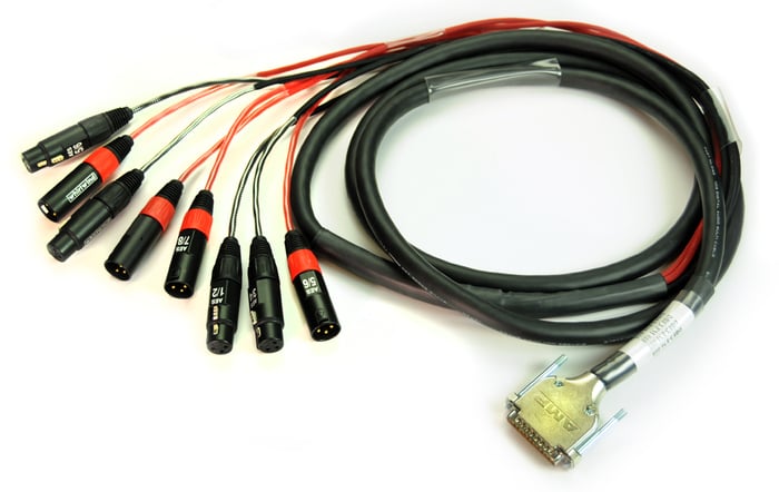 Whirlwind DBF3-FM-025 25' Snake Cable With 4 XLRM, 4 XLRF To DB25 MY8AE