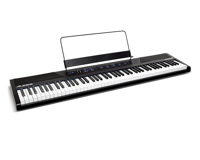 Alesis Concert 88-key Semi-weighted Digital Piano, 25 Watt Spkrs