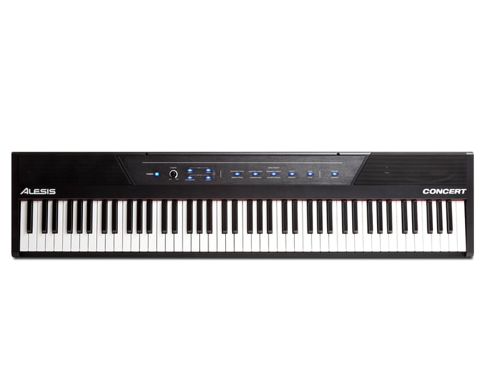 Alesis Concert 88-key Semi-weighted Digital Piano, 25 Watt Spkrs