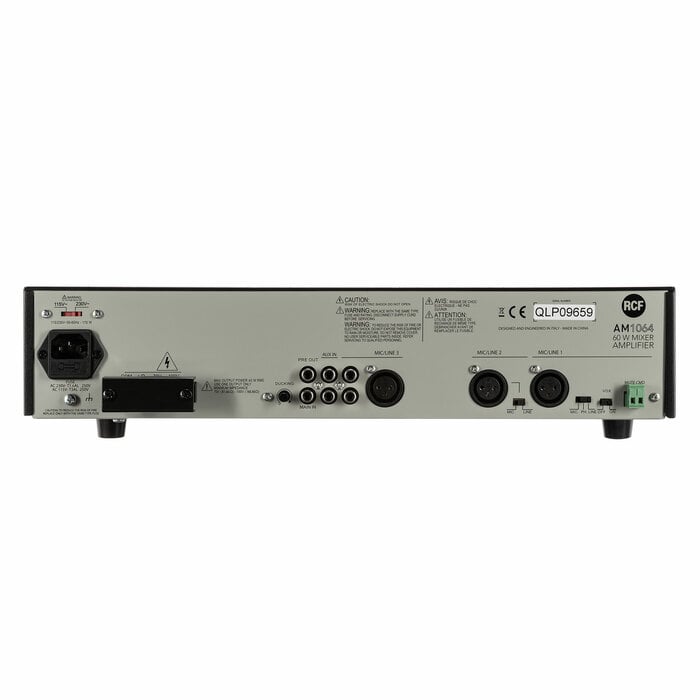RCF AM1064 4 Channel Digital Mixer Amplifier 70V / 4 Ohm