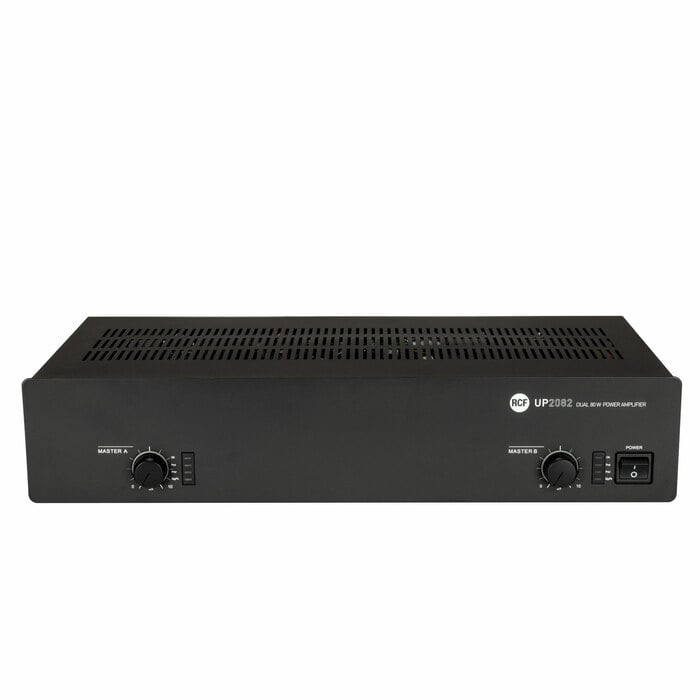 RCF UP 2082 80W 2-Channel Power Amplifier, Constant Voltage Or Low Imp