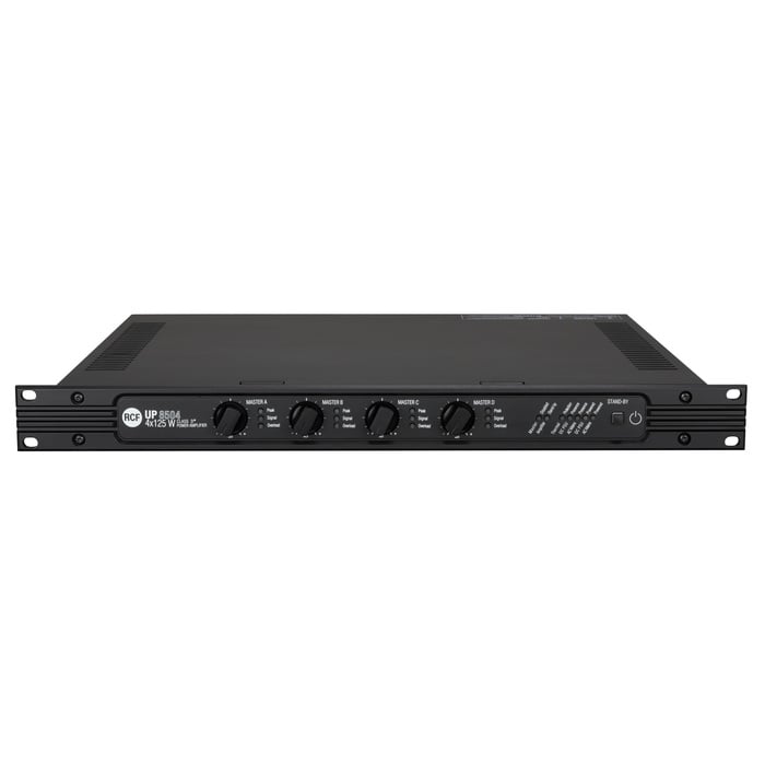 RCF UP 8504 4-Channel Power Amplifier With Redundant PSU, EN 54-16