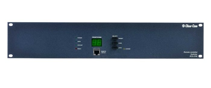 Clear-Com RCS2700 Programmable Intercom Source-Assignment Panel, 8x24