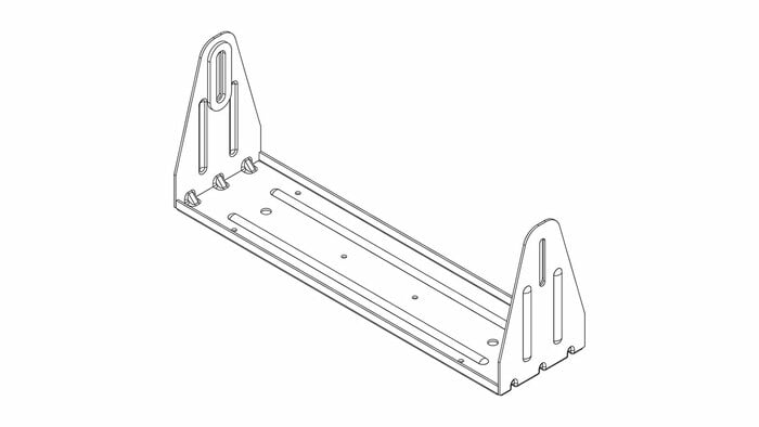 Meyer Sound MUB-UPJ U-Shaped Mounting Bracket Kit For UPJ-1P