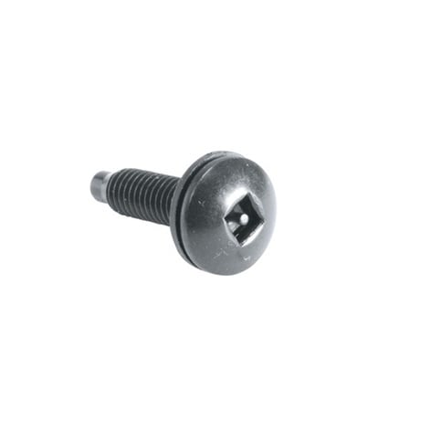 Middle Atlantic HSK Security Square Post Screws With Washer, 100 Pack