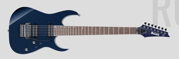 Ibanez RG Prestige - RG2027XL 7-String Solidbody Electric Guitar With Ebony Fingerboard - Dark Tide Blue