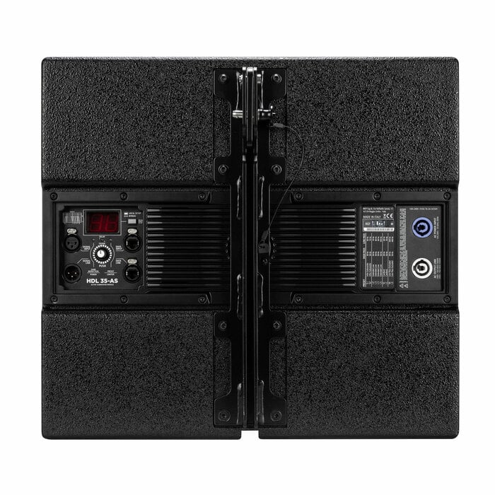 RCF HDL 35-AS Active Compact Flyable Subwoofer, Black