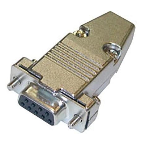 BTX CD-DB9S D-Sub 9-Pin Female Connector With Metal Hood