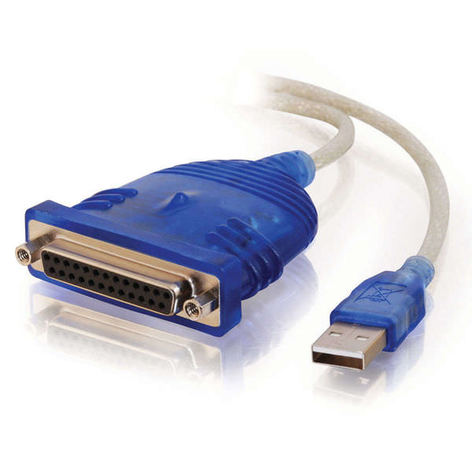 Cables To Go 16899 6 Ft. USB To DB25 IEEE-1284 Parallel Printer Adapter Cable