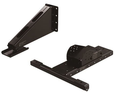 TOA HY-W0801 Wall Mount For Conjunction With HY Series Bracket For HS Series Speaker, Black