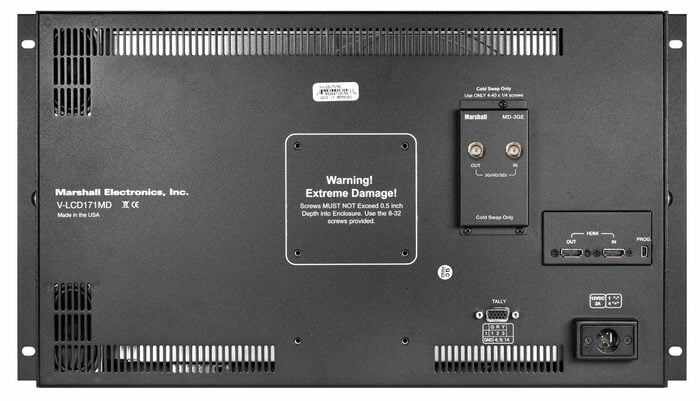 Marshall Electronics V-LCD171MD-3G 17" LCD Desk Rack Mount With HDMI And 3G Input