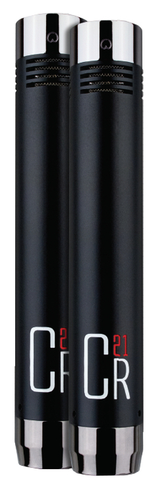 MXL MXL CR21 PAIR Pair Of Small Diaphragm Condenser Microphones In Black Chrome