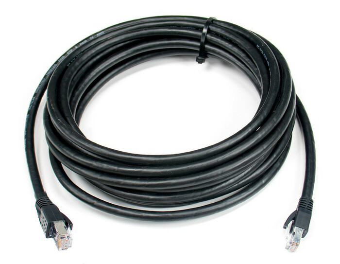 Elite Core SUPERCAT6-S-RR-50 50' Ultra Rugged Shielded Tactical CAT6 Cable With RJ45 Connectors