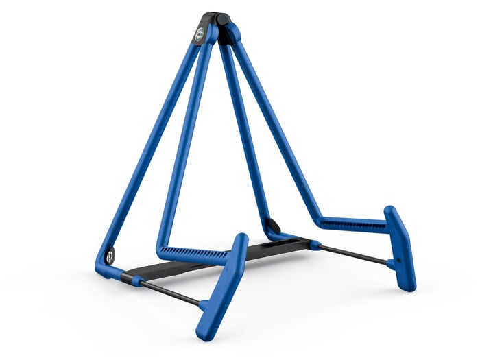 K&M 17580.014.54 Heli 2 Acoustic Guitar Stand, Blue