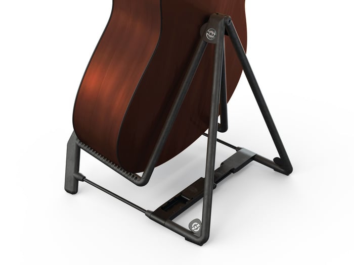 K&M 17580.014.55 Heli 2 Acoustic Guitar Stand, Black