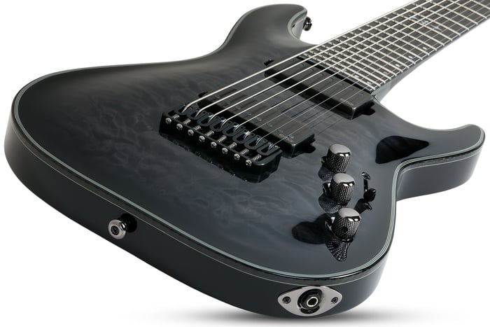 Schecter HELLRAISER-HH-C8 Hellraiser Hybrid C-8 Trans Black Burst 8-String Electric Guitar