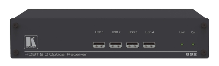 Kramer 692 4K60 4:2:0 HDBT 2.0 Fiber Optic Receiver