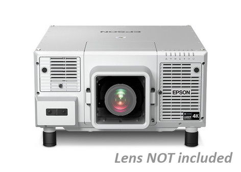 Epson Pro L12002QNL 12000 Lumens 4K 3LCD Laser Projector, No Lens, White