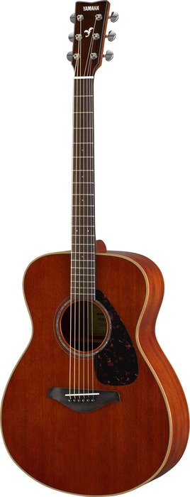 Yamaha FS850 Concert Acoustic Guitar, Solid Mahogany Top, Back And Sides