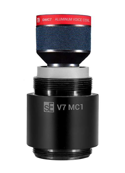 SE Electronics V7 MC1 BLACK Dynamic Vocal Mic Capsule For Shure Transmitters, Black