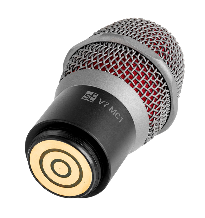 SE Electronics V7 MC1 BLACK Dynamic Vocal Mic Capsule For Shure Transmitters, Black