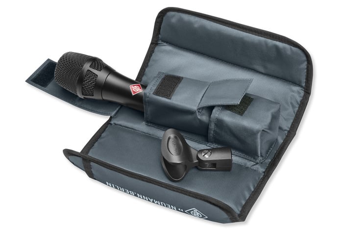 Neumann KMS 104 bk Cardioid Condenser Stage Microphone, Black