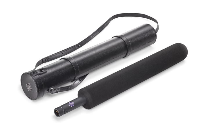 Neumann KMR82I-MT 16" Shotgun Microphone With Case And Windscreen, Black