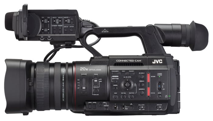 JVC GY-HC500U 4K CAM UHD Handheld Camcorder With 20x Zoom Lens