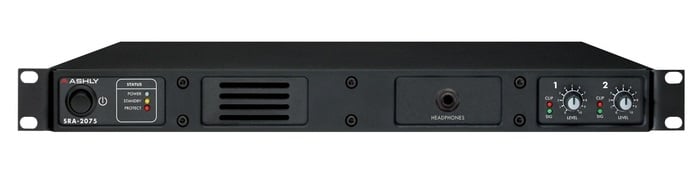 Ashly SRA-2075 Rackmount Stereo Power Amplifier, 75W At 4 Ohms