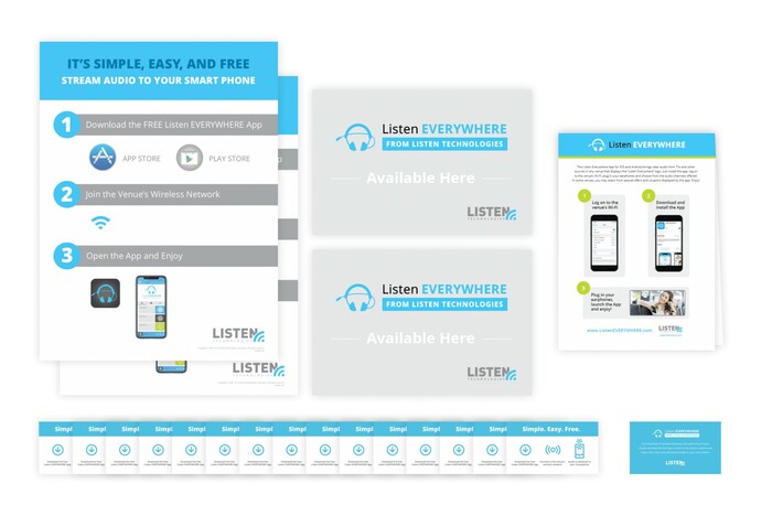 Listen Technologies LW-202 LE Venue Awareness Kit