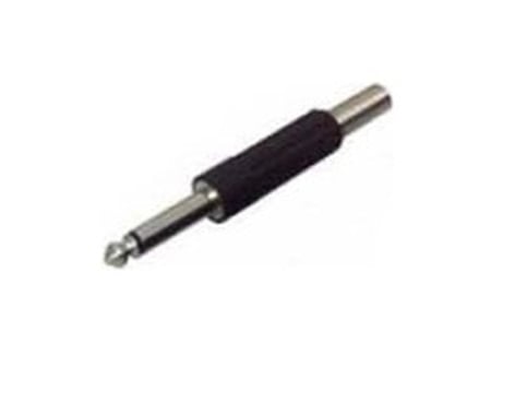 REAN NYS203 1/4" TS Cable Connector In Black