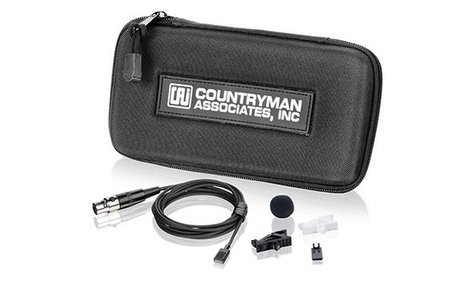 Countryman MEMWP05TSL EMW Omni Lavalier Mic, Peaked Response With TA4F, Tan