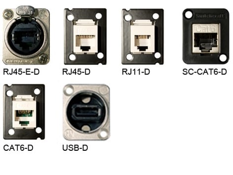 Mystery Electronics CAT6-D Leviton QuickPort CAT6 Connector With QMA