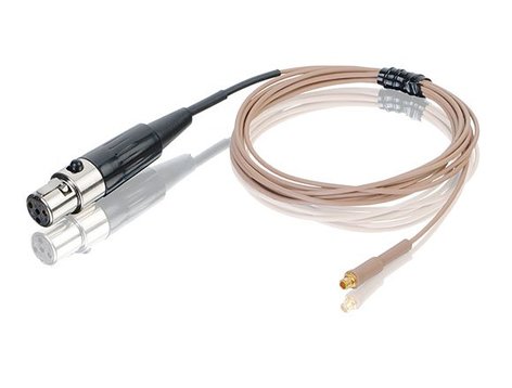 Countryman E6CABLET1SL E6 Earset Cable With TA4F Connector, Tan