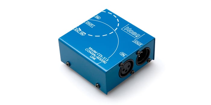 Hosa CDL-313 Digital Audio Interface, Coaxial RCA To AES/EBU XLR